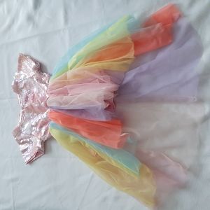 Lola and the Boys tulle sequin dress Sz. 2